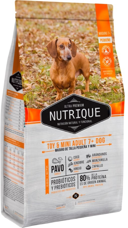 Nutrique Toy &amp; Mini Adult 7+ Dog x 3kg