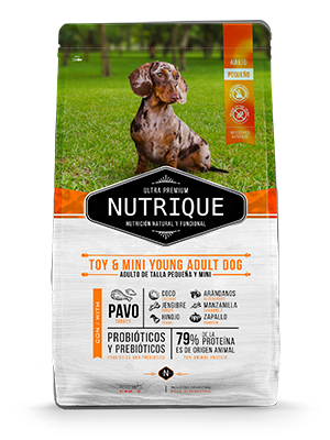 Nutrique Toy &amp; Mini Young Adult Dog x 7.5kg
