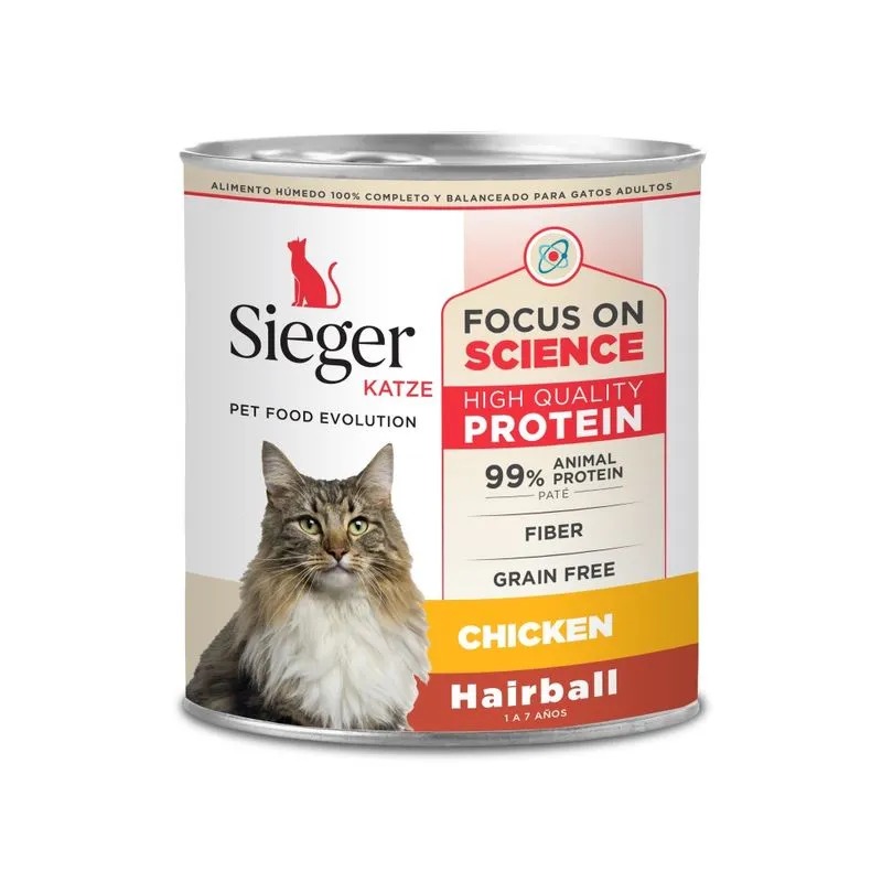Katze Adult WET Hairball EO x 340 gr