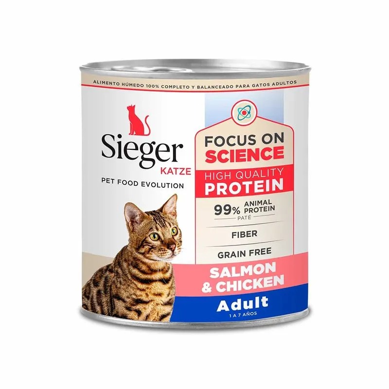 Katze Adult WET Salmon y Pollo EO x 340 gr