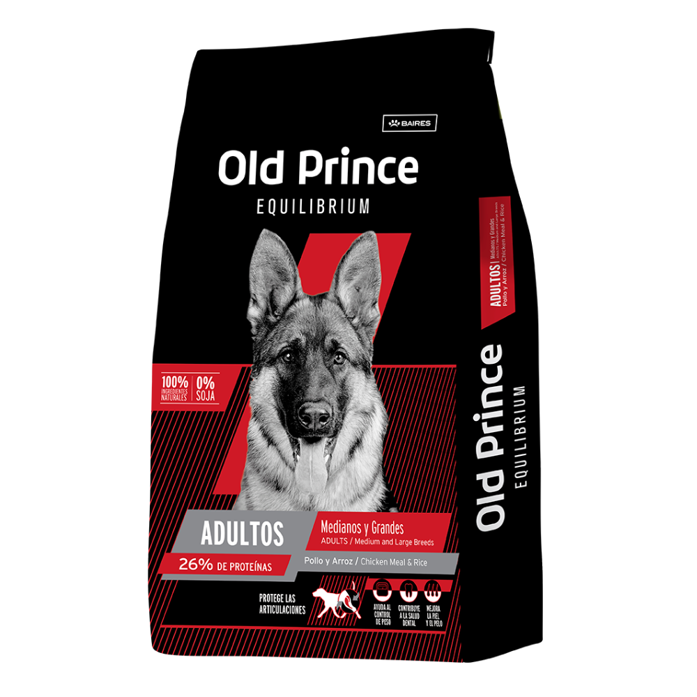 Old Prince Adulto Mediano y Grande (pollo y arroz) x 15kg