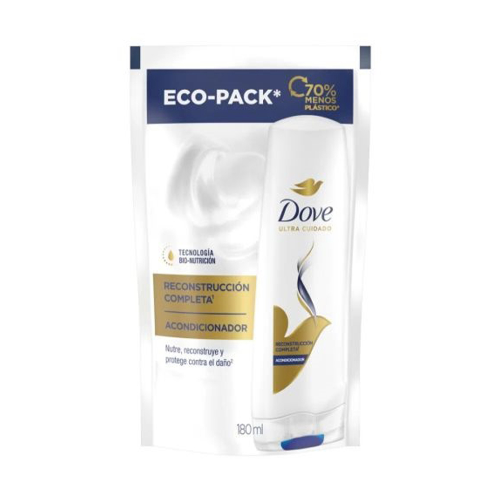 Acondicionador Dove Reconstruccion Completa EcoPack x 180ml