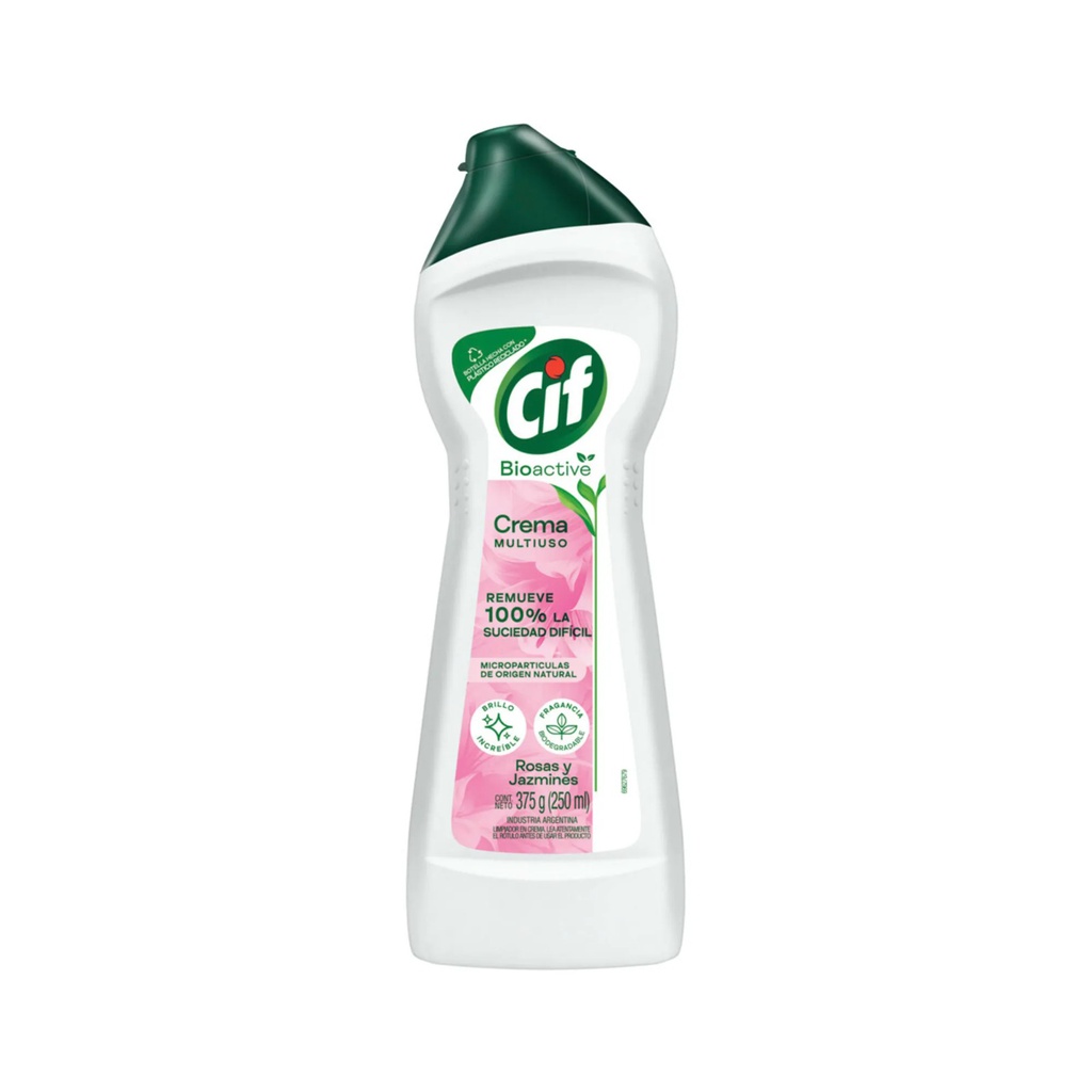 CIF CREMA BIOACTIVE ROSAS Y JAZMINES X 375G