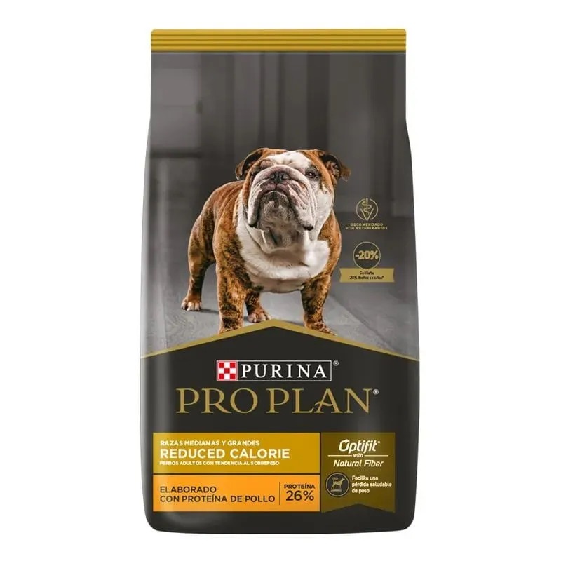 Pro Plan Reduce Calorie Raza Mediana y Grande x 12kg