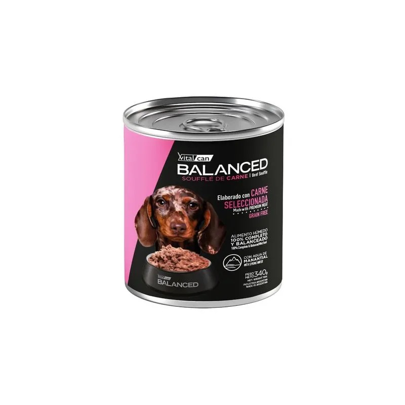 Balanced Souffle de Carne Perro Cachorro 85g