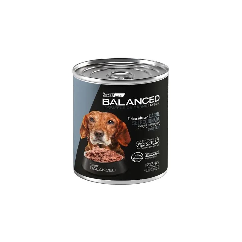 Balanced Souffle de Carne Perro Senior 340g
