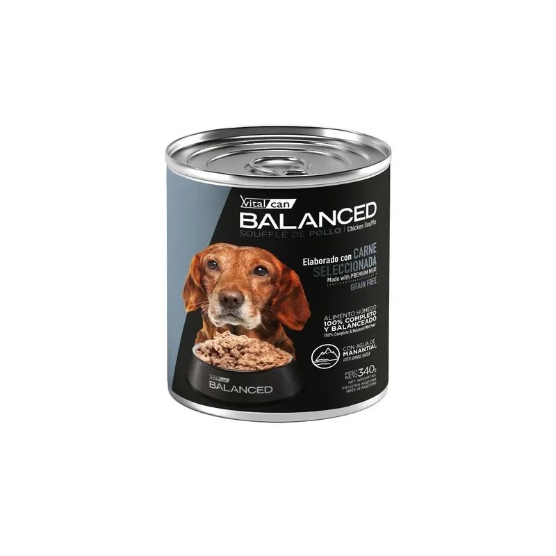 Balanced Souffle de Pollo Perro Senior 340g