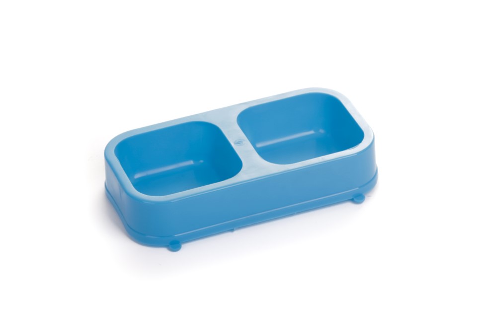 COMEDERO DOBLE RECTANGULAR - PETS PLAST4