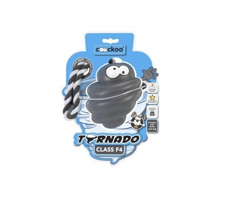 COOCKOO TORNADO F2 C/SOGA  GRIS - MISTER HUESO