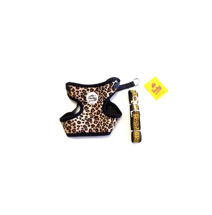 ARNES C/CORREA ANIMAL PRINT L- PER-ROS