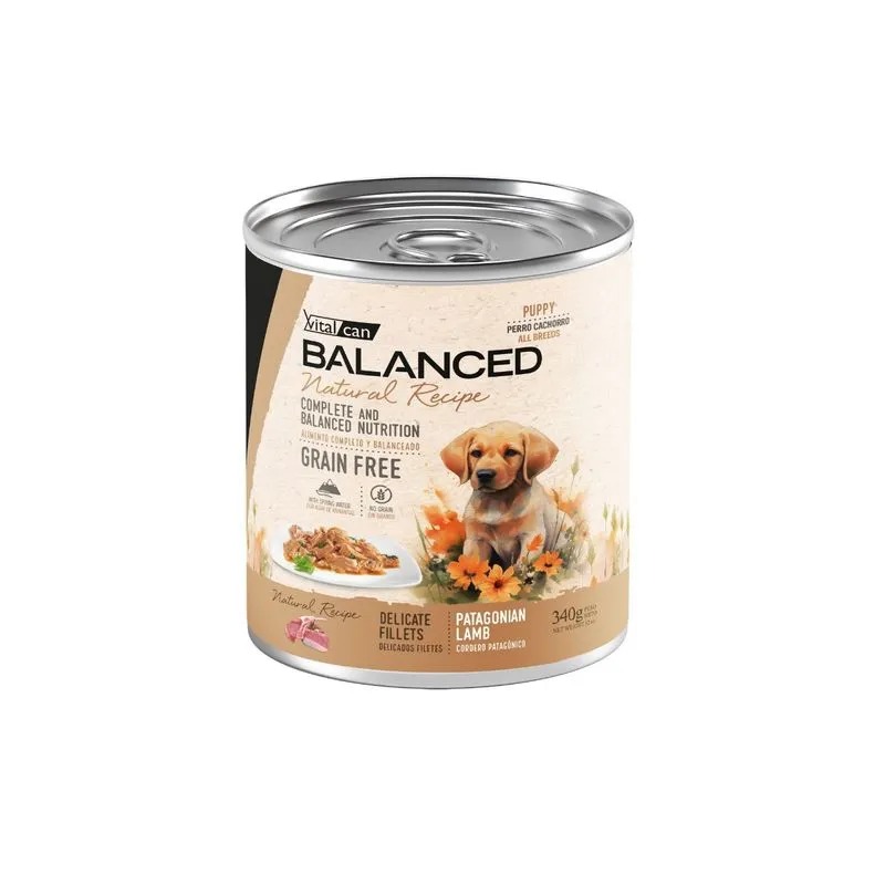 Natural Recipe Filetes Cordero Perro Cachorro 340g x 12u