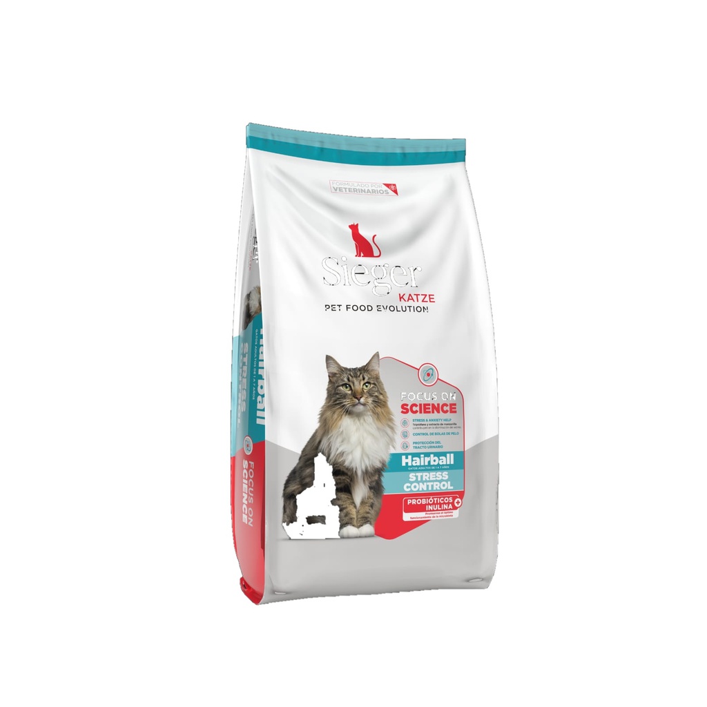 Sieger Katze Hairball Stress Control x 3 kg