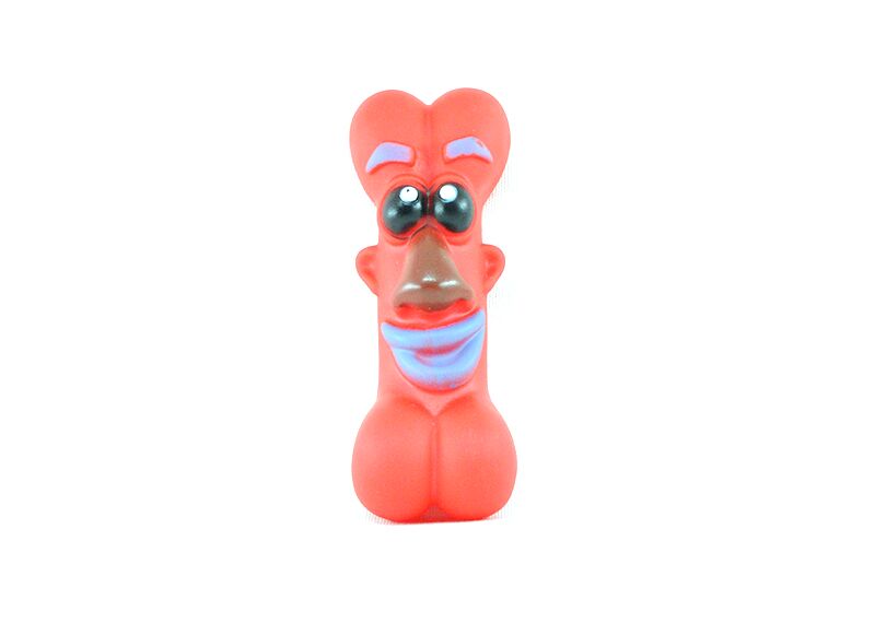 JUGUETE HUESO CON CARA 14,3CM  PER-ROS