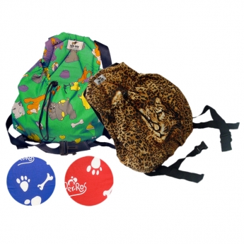 MOCHILA PORTAMASCOTAS CHICO 30 X 27 CM - PER-ROS