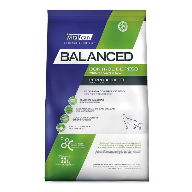 Balanced Perro Control Peso Allages x 20 kg.