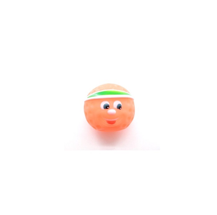 PELOTA CON CARITA Y VICERA 8 CM  PER-ROS