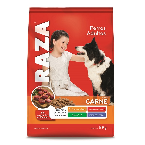 PERROS ADULTOS CARNE 8 KG. - RAZA