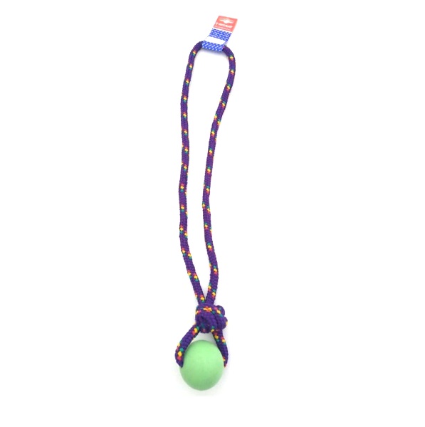 PELOTA DE GOMA GRANDE SOGA ALPINA 12MMX65CM S504 - PETS PLAST