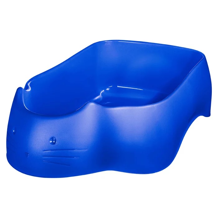 LITERA CAJA SANITARIA FORMA DE GATO AZUL - SANREMO