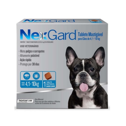NEXGARD "M" TABLETA MAST. 4 - 10KG - MERIAL