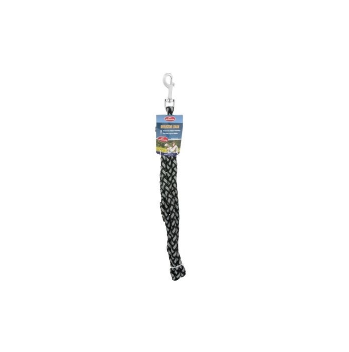 CORREA REFLECTIVE MEDIUM NEGRA - PETNATION