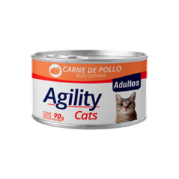 Agility Cats Lata Pollo x 90 grs