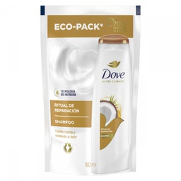 [80325] Shampoo Dove Reparación Coco EcoPack x 180ml