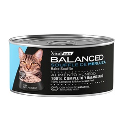 [132065] Balanced Souffle de Merluza Gato Adulto 85g x 12u