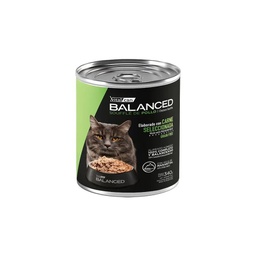 [132074] Balanced Souffle de Pollo Gato Adulto Castrado 340g x 12u  