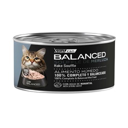 [132069] Balanced Souffle de Merluza Gato Senior 85g x 12u
