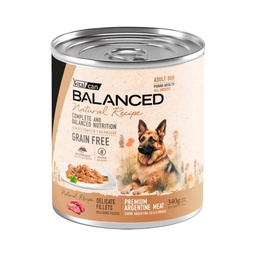 [132134] Natural Recipe Filetes Carne Perro Adulto 340g x 12u