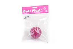 PELOTA DE PLASTICO SABOR VAINILLA MEDIANA - PETS PLAST