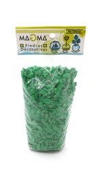 [190021] PIEDRA DECORATIVA LINEA AQUA VERDE MANZANA X500GRS