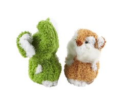 [333195] SM DOG &amp; PUPPY TERRY ELEP/CHIP TOY (2) - MILLEX