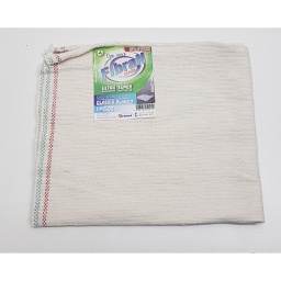 [692095] Trapo De Piso Tejido Blanco Clasico Fibran Clean De 50 X 57 Cm
