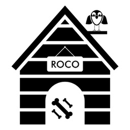 [400024] VINILO DECORATIVO CUCHA DE PERRO GRANDE - DOBRO