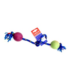 [S301] PELOTA DE GOMA CHICA SOGA ALPINA 8MMX50CM S301 - PETS PLAST