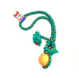 [231400] PELOTA DE GOMA GRANDE SOGA ALPINA 15MMX70CM S505 - PETS PLAST