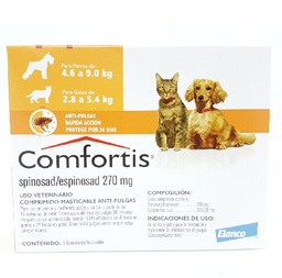 [190089] COMFORTIS 270MG 4.6 A 9KG - ELANCO